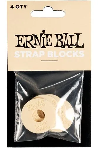 Ernie Ball 5624 Резиновые фиксаторы ремня (стреплоки) 4 шт.